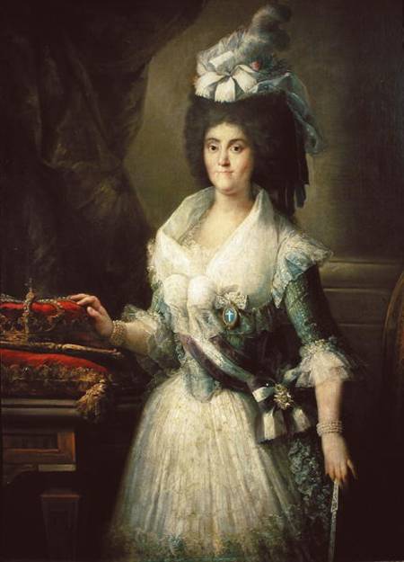 Portrait of Queen Maria Luisa (1751-1819) à Mariano Salvador de Maella
