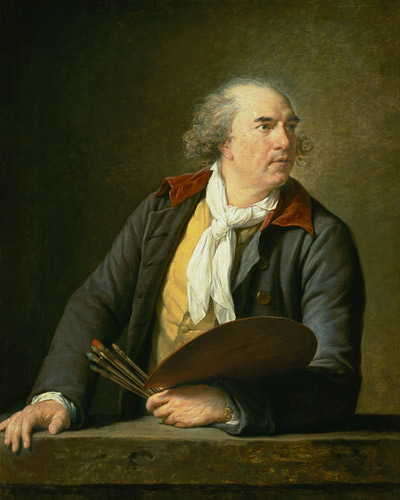 portrait du peintre Hubert Robert. à Marie Elisabeth-Louise Vigée-Lebrun