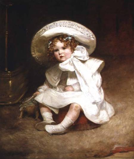 Portrait of Muriel, Daughter of Sir Charles Swinfen Eady à Marie Elizabeth Seymour Lucas