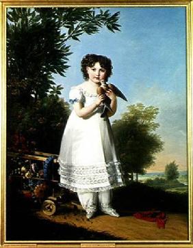Portrait of Napoleone-Elisa Bacciochi (1806-69) Princess of Piombino