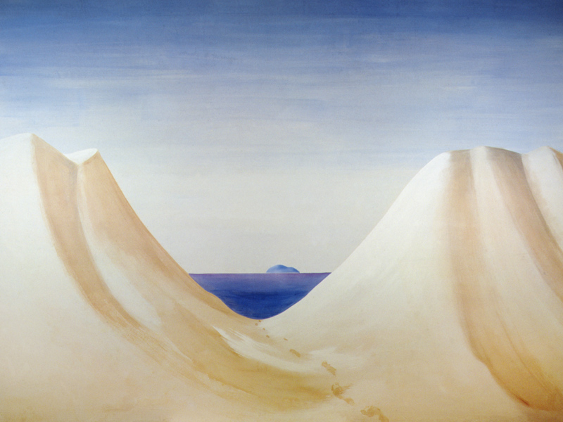 Les Dunes, 1987 (acrylic on canvas)  à Marie  Hugo