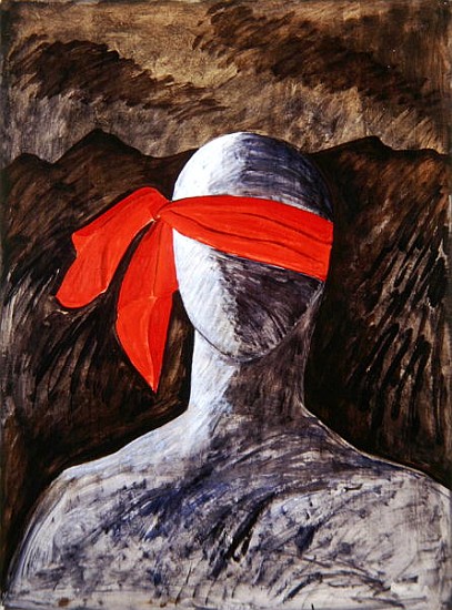 Les Gastons I, 1990 (oil on paper)  à Marie  Hugo