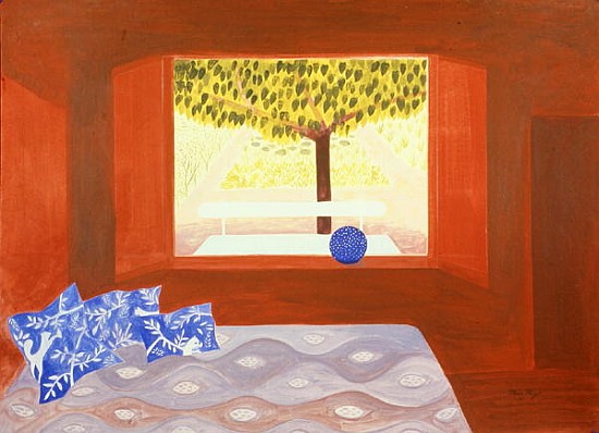 The Studio Window, 1987 (acrylic on board)  à Marie  Hugo
