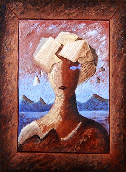 Zoe du Desert, 1994 (oil on paper)  à Marie  Hugo
