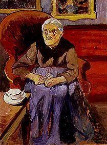 portrait d'une femme âgée.