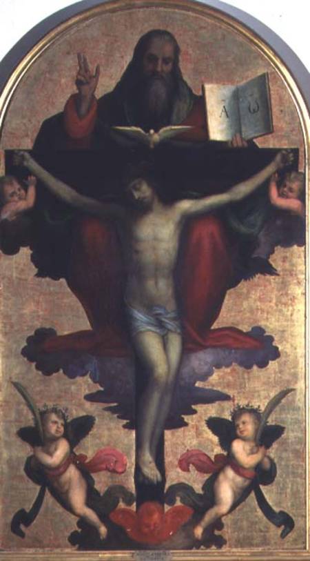 The Holy Trinity à Mariotto di Bigio Albertinelli