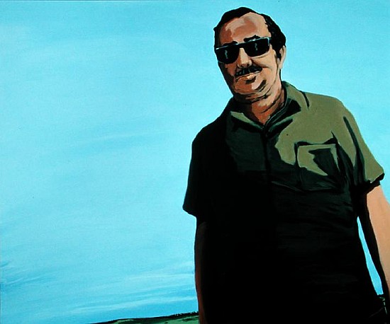 Cuban Portrait, 1996 (acrylic on canvas)  à Marjorie  Weiss