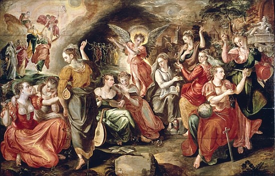 The Wise and the Foolish Virgins à Marten de Vos