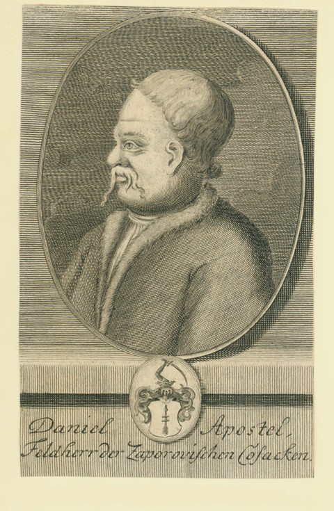 Hetman Danylo Apostol (1654-1734) à Martin Bernigeroth