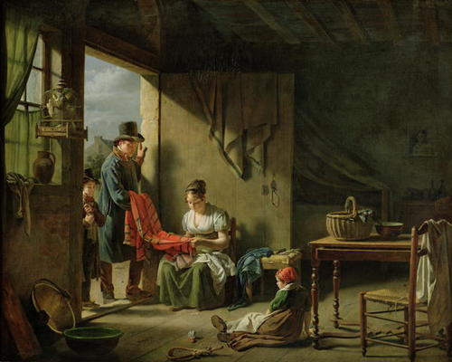 The Pedlar, 1812 (oil on canvas) à Martin Drolling