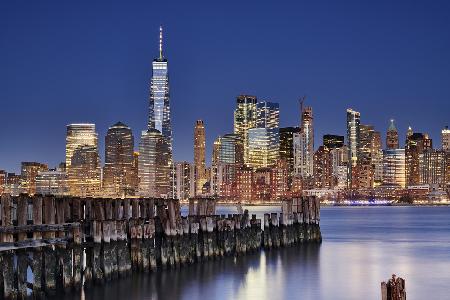 Manhattan Skyline at night