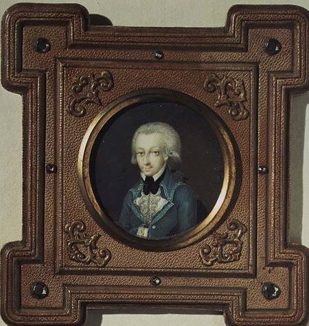 Portrait of Wolfgang Amadeus Mozart (1756-91) à Martin Koller