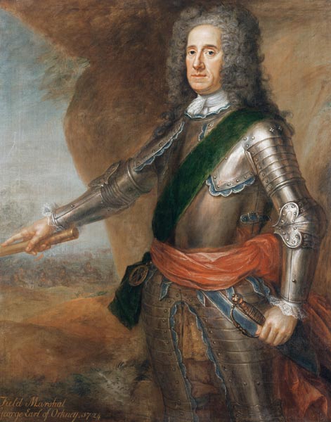 Field Marshal George Hamilton (1666-1737) Earl of Orkney à Martin Maingaud