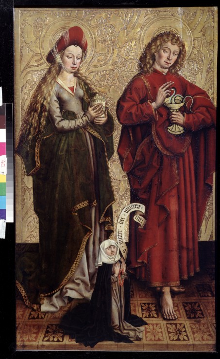 John the Apostle, Mary Magdalen and Donor à Martin Schongauer