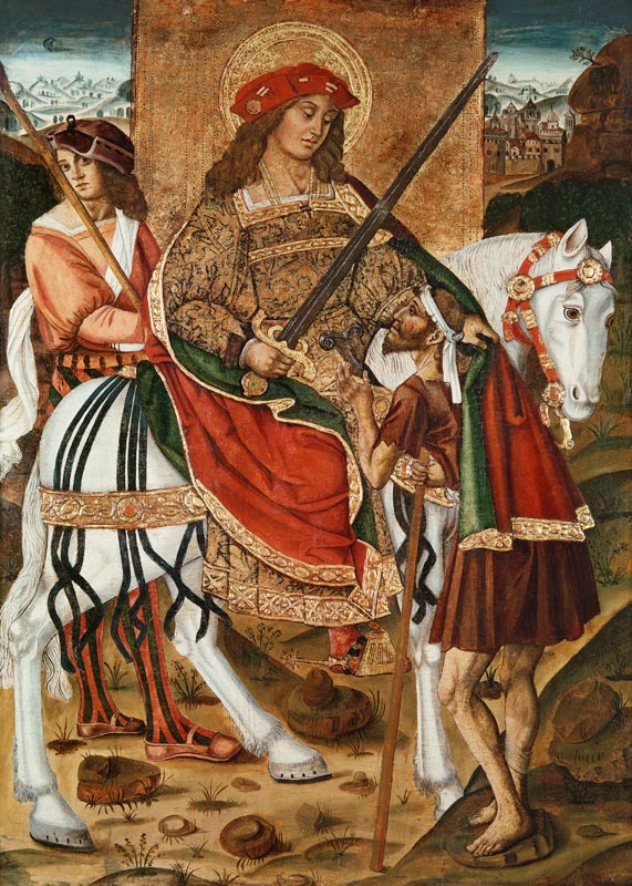 Der heilige Martin und der Bettler. à Martin de Soria