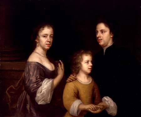 Self Portrait with Husband and Son à Mary Beale