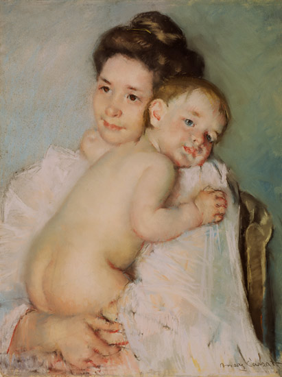 Jeune mère à Mary Cassatt
