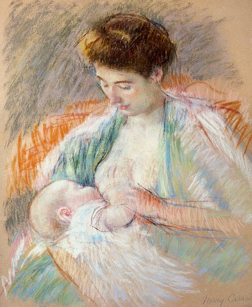 Mother Rose Nursing Her Child à Mary Cassatt