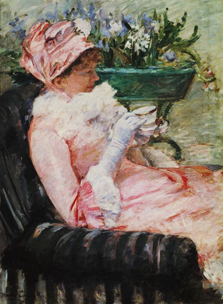 Dame pour le thé à Mary Cassatt