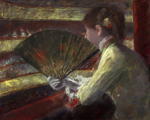 Dans la loge / Mary Cassatt / 1879 à Mary Cassatt