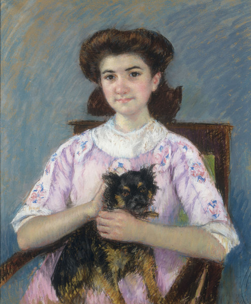 M.Cassatt, Portrait of Marie-Louise... à Mary Cassatt