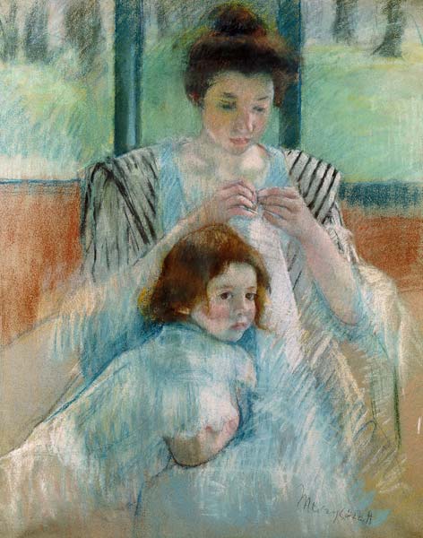 Mother and child à Mary Cassatt