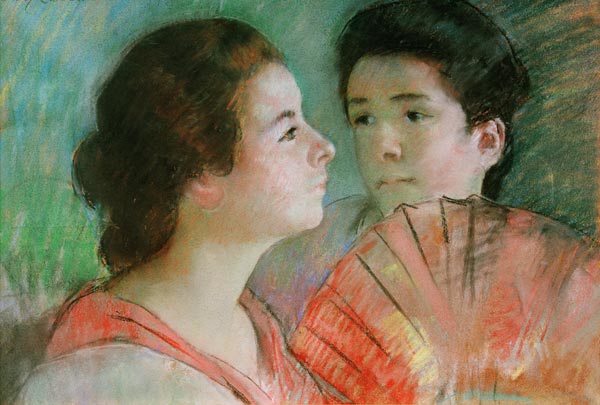 Cassatt / Two Sisters / Pastel drawing à Mary Cassatt