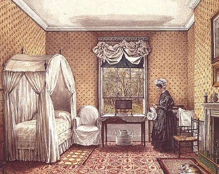 Bedroom at Langton Hall à Mary Ellen Best