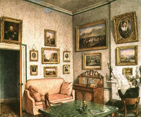 Col. Norcliffe's study at Langton Hall à Mary Ellen Best