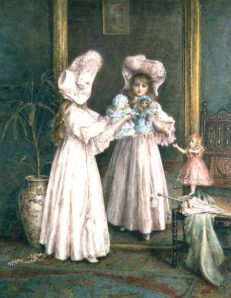 Playing with her dolls à Mary Gow