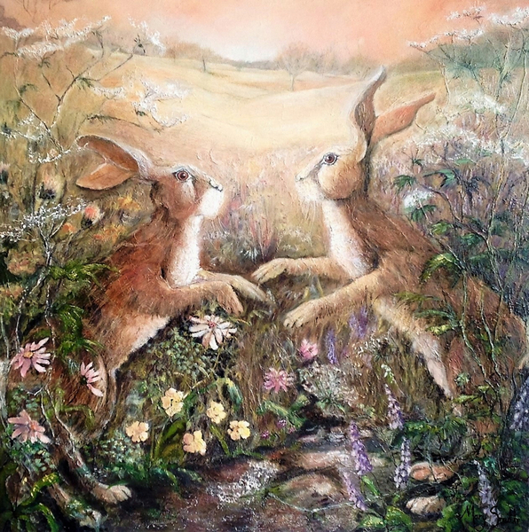 Hares at dawn à Mary Smith