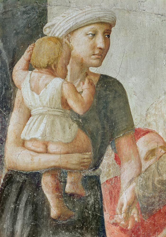 St.Peter Gives Alms à Masaccio
