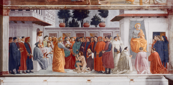 Resurection of Theophilus à Masaccio