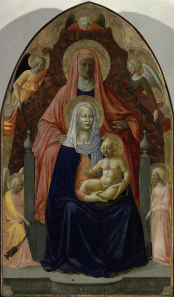 St.Anne, Mary & Child à Masaccio