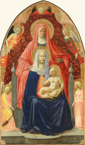 Heilige Anna Selbdritt. à Masaccio & Masolino
