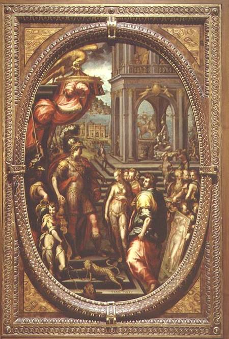Alexander the Great giving Campaspe to Apelles à Maso  da San Friano