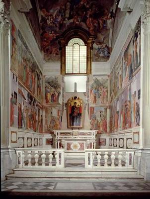 General View of the Chapel à Masolino & Filippino Lippi Masaccio