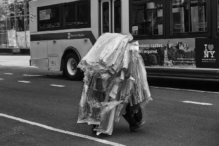 On the streets of New York