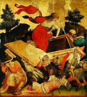 The Resurrection, panel from the St. Thomas Altar from St. John's Church, Hamburg