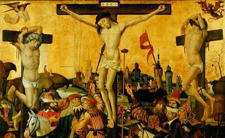 The Crucifixion à Maître de Hambourg