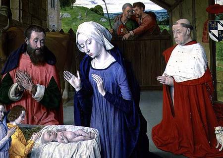 The Nativity of Cardinal Rolin à Maître de Moulins