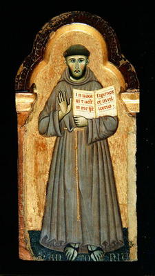 St. Francis, 1272 (tempera on panel) à Maître de San Francesco