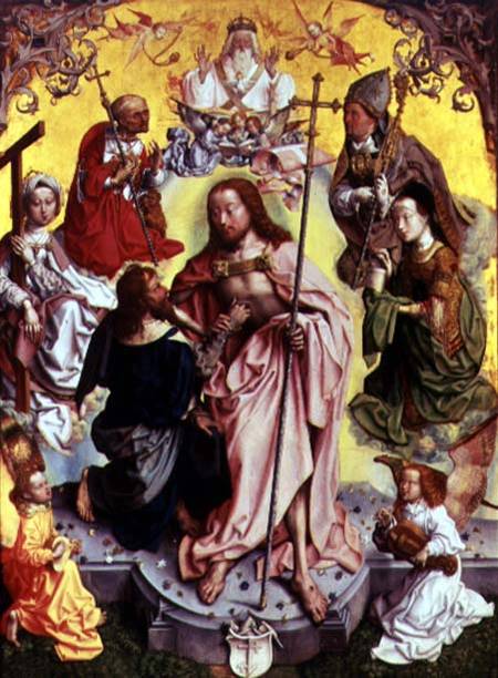 Central panel from the St. Thomas Altarpiece à Maître de Saint Bartholemew