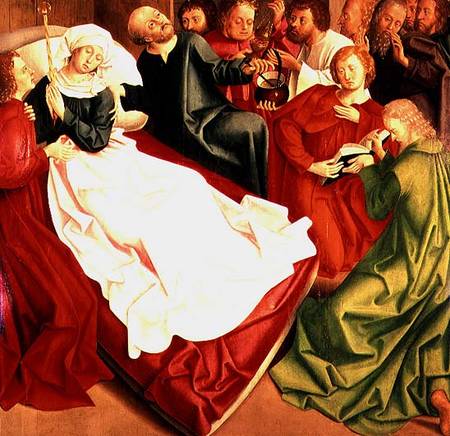 The Death of the Virgin à Maître de la Visitation de Freising