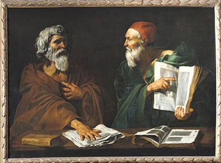 The Philosophers à Maître du Jugement de Salomon