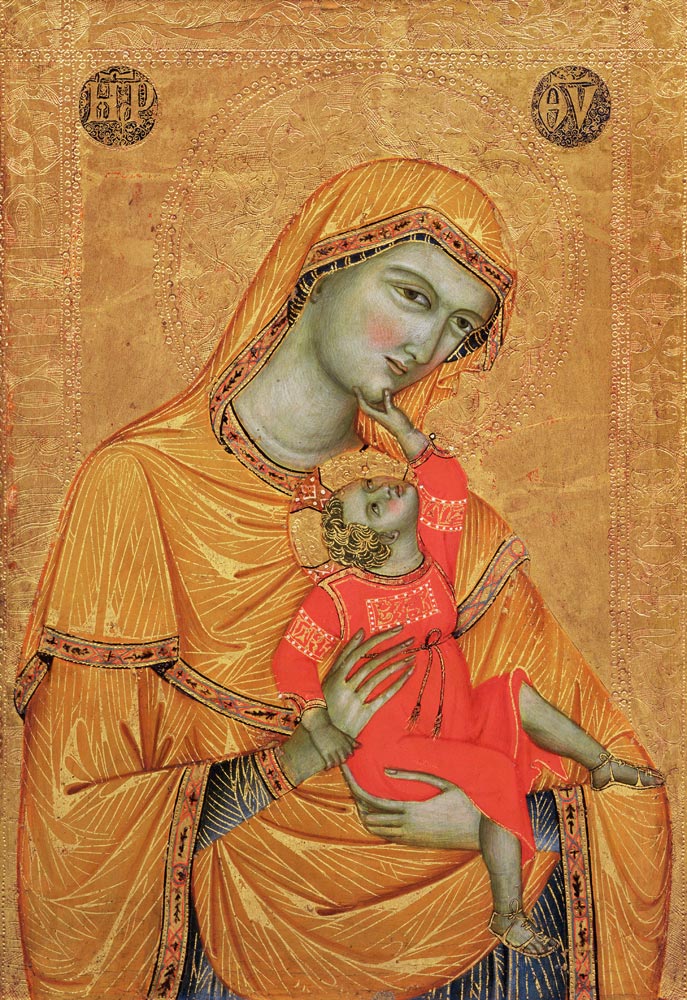 Virgin and Child, 1320 (tempera & gold on panel) à Maître de la Madone de Pérouse