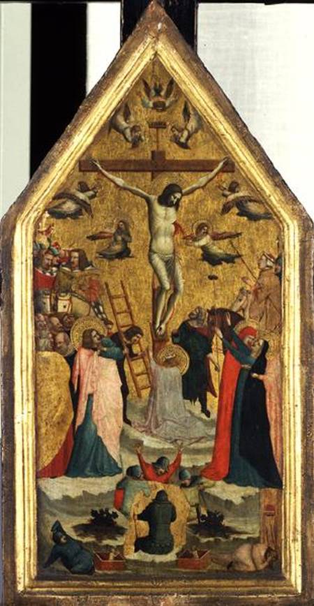 The Crucifixion of Christ à Maître de l'école de Rimini