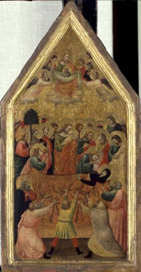 The Death of the Virgin à Maître de l'école de Rimini