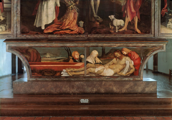 Isenheim Altar, Predella à Mathias (Mathis Gothart) Grünewald