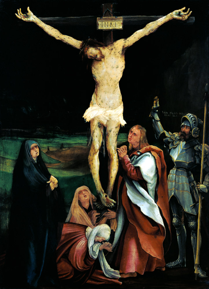 crucifixion du Christ à Mathias (Mathis Gothart) Grünewald
